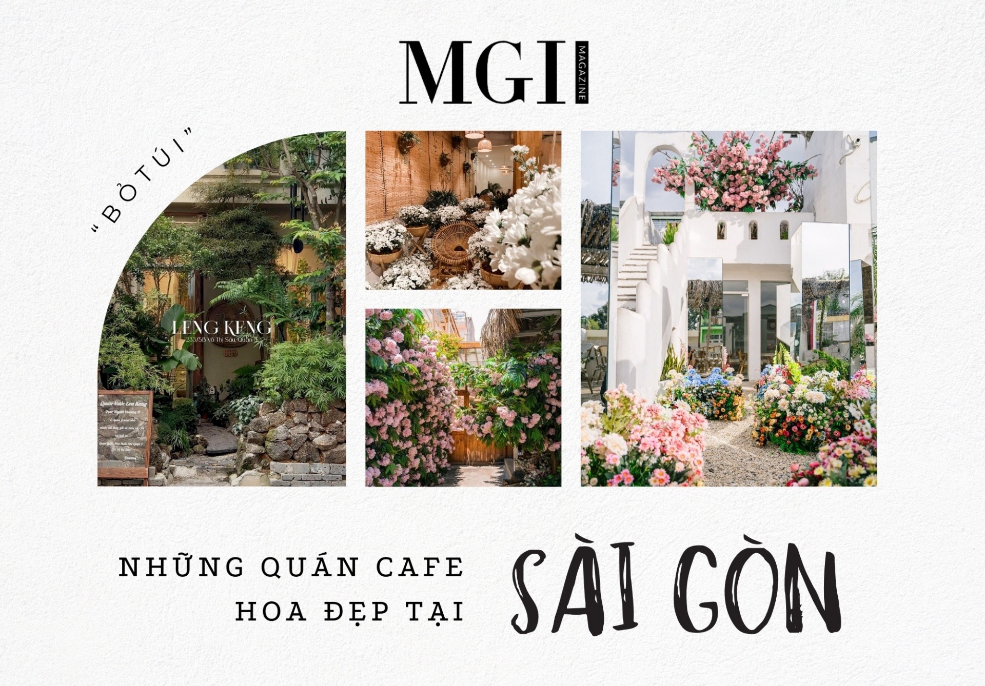 “Bỏ túi” ngay những quán cafe hoa đẹp tại Sài Gòn